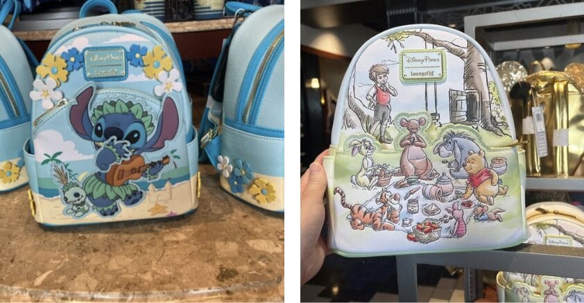 New Stitch & Winnie the Pooh Loungefly Backpacks Available at Walt